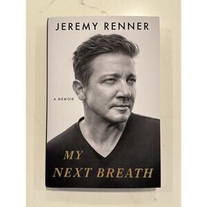 Jeremy Renner Signed Book My Next Breath JSA COA 1st GOLD LIMITED EDITION HC #4